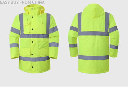 Men's Hi Vis Winter Safety Parka