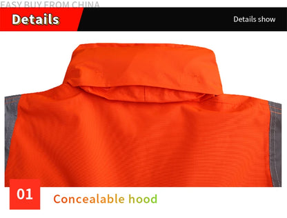 Men's Hi Vis Winter Safety Parka