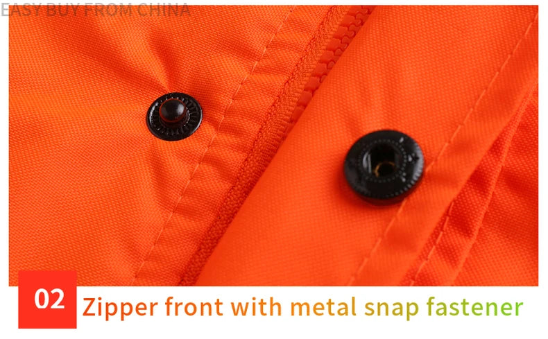 Men's Hi Vis Winter Safety Parka
