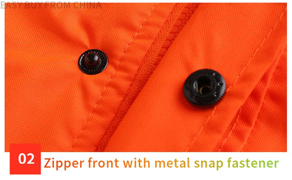 Men's Hi Vis Winter Safety Parka