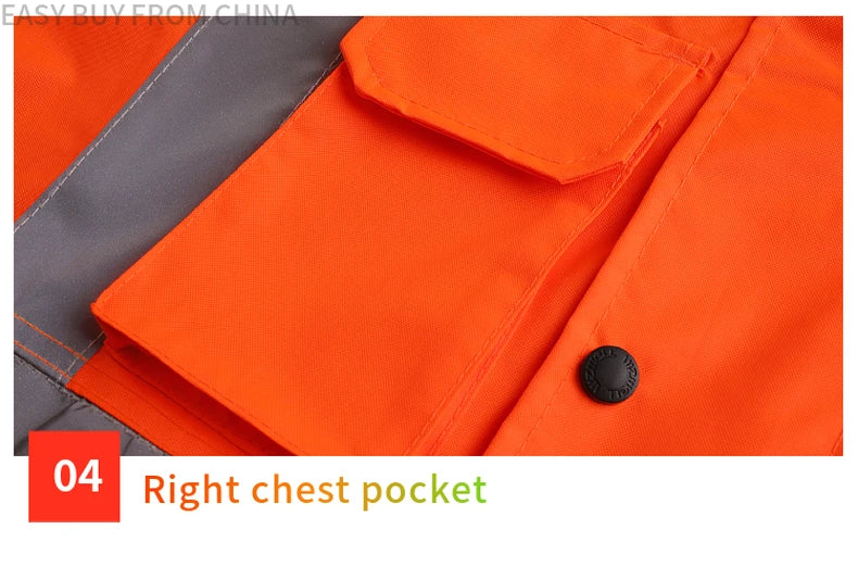 Men's Hi Vis Winter Safety Parka