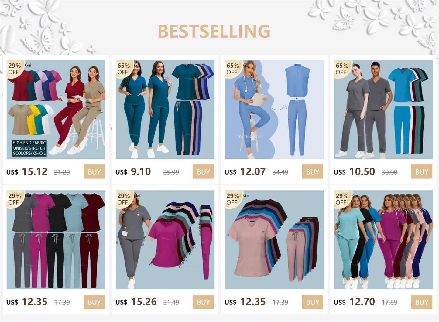 Women's Scrubs Set
